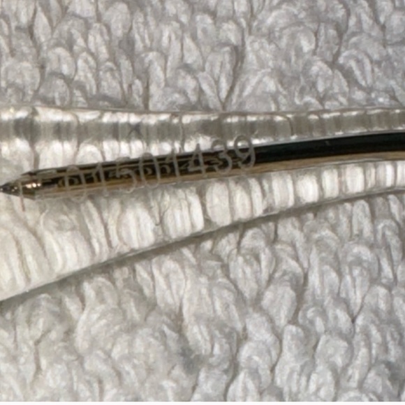 Celine Clear Lucite Gold Arm Square Frame Glasses - Picture 5 of 5